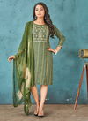 Rung Priyank Fancy Ethnic Wear Rayon Designer Kurti With Dupatta Collection